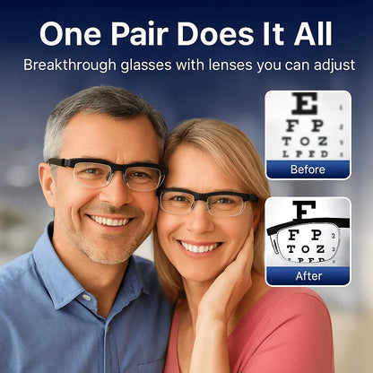 ✨✨New upgrade 2.0-50% OFF✨✨【ADJUSTABLE FOCUS GLASSES】See Every Moment Clearly With Trackmuller!