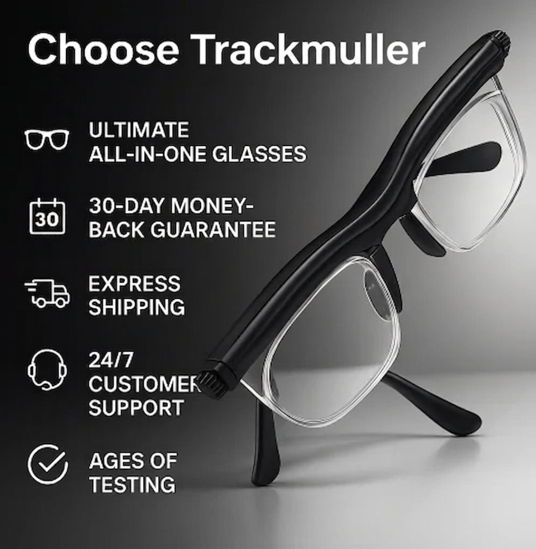 ✨✨New upgrade 2.0-50% OFF✨✨【ADJUSTABLE FOCUS GLASSES】See Every Moment Clearly With Trackmuller!