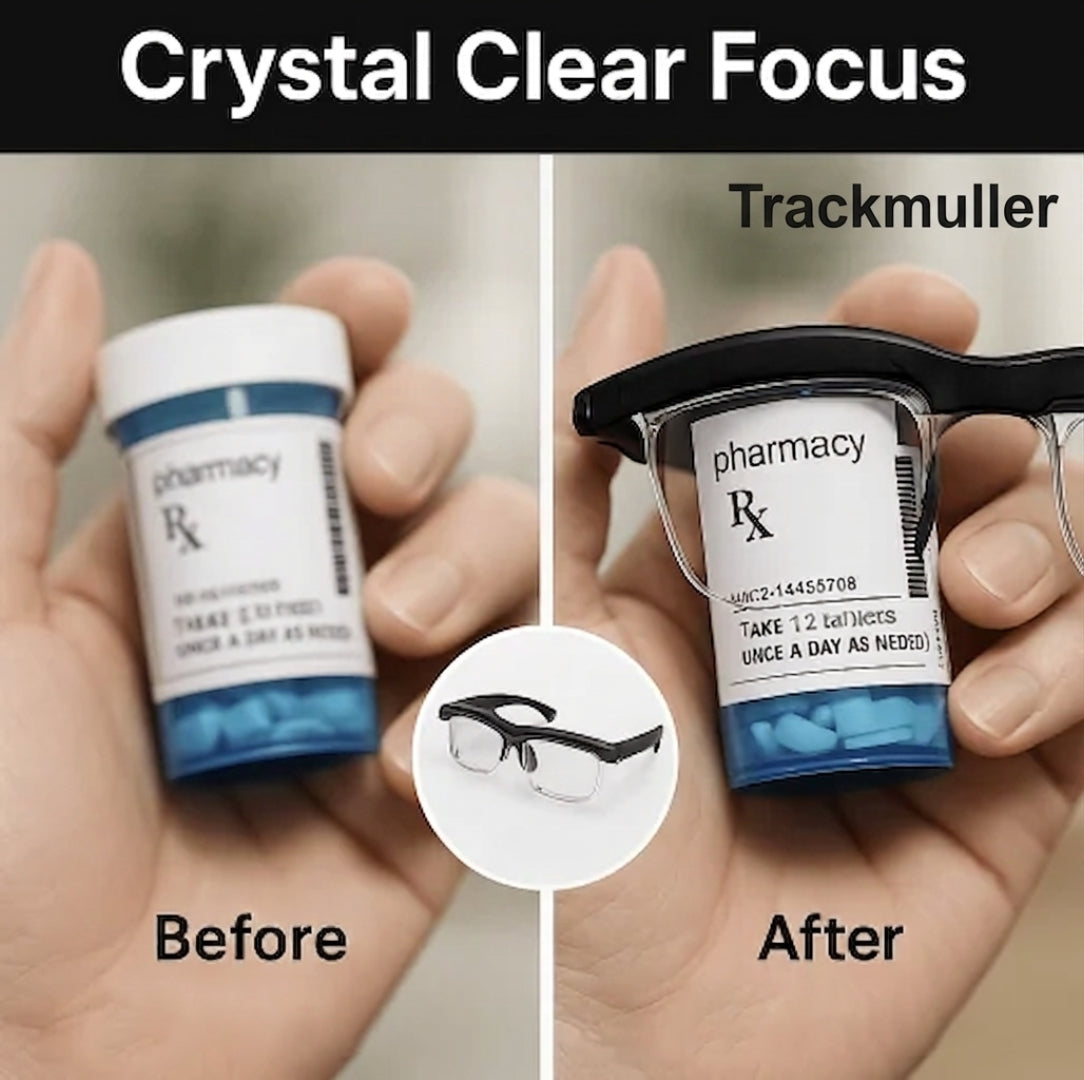 ✨✨New upgrade 2.0-50% OFF✨✨【ADJUSTABLE FOCUS GLASSES】See Every Moment Clearly With Trackmuller!